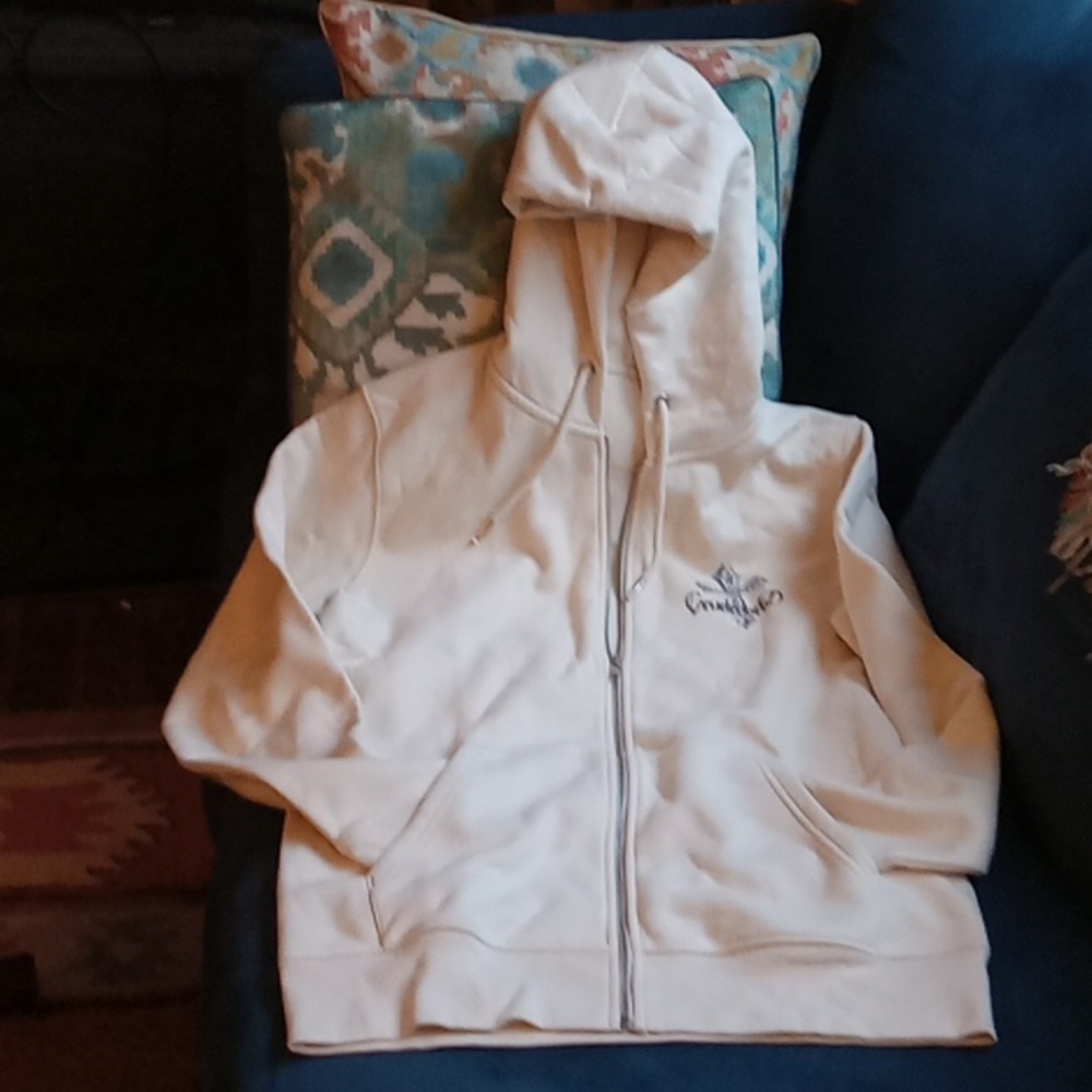 CruelWorld zip up hoodie men's small Stanley/Stella of Belgium 85% organicotton